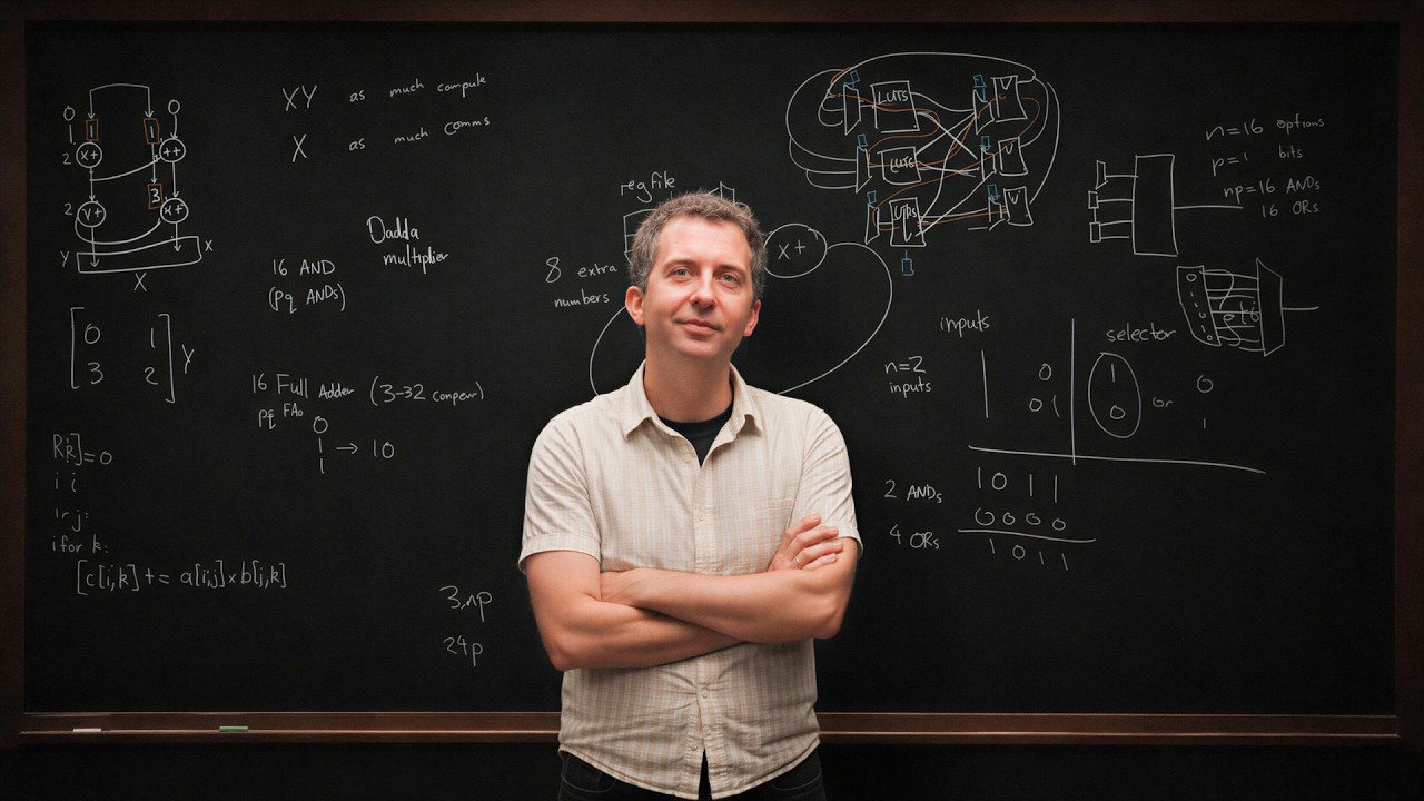 Chip design from the bottom up – Reiner Pope episode