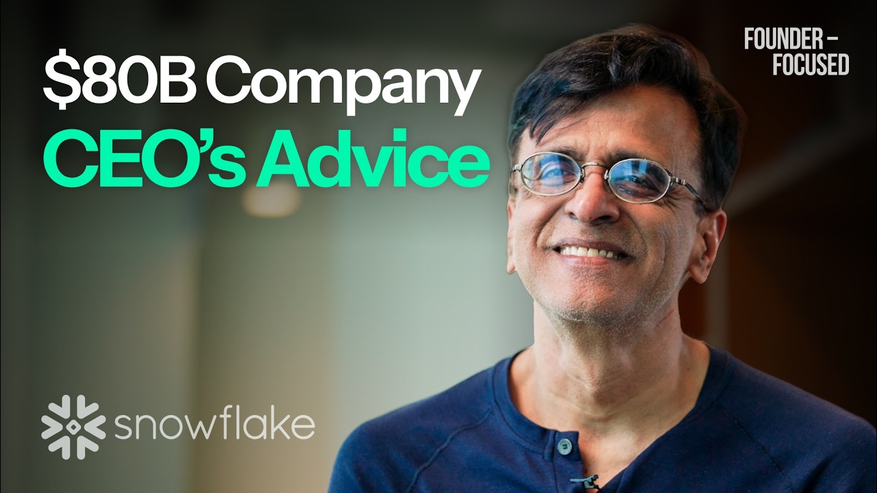 How to Build a Career When Everything Is Changing | Snowflake, Sridhar Ramaswamy episode