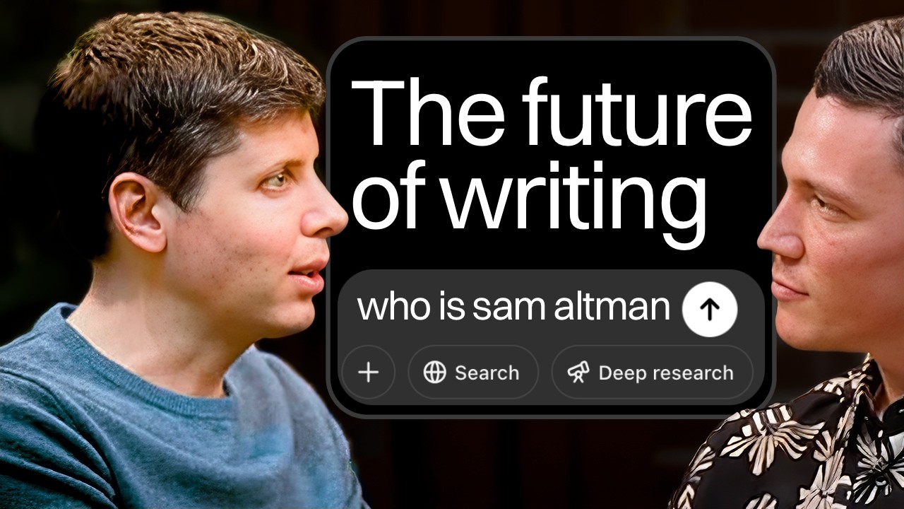 OpenAI Founder Breaks Down His Writing Process — Sam Altman episode