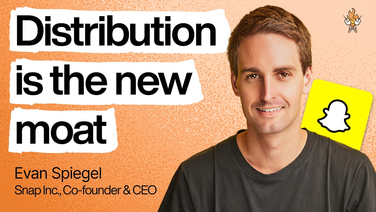 How to win when software is not a moat | Evan Spiegel (Snapchat CEO) episode