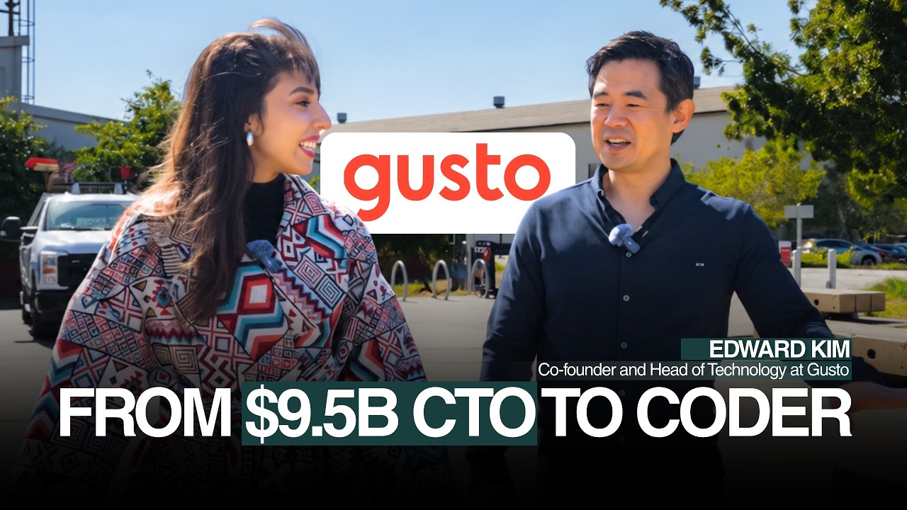 $9.5B Gusto Founder Went Back to Being an Engineer to Build an AI Cofounder - Edward Kim episode