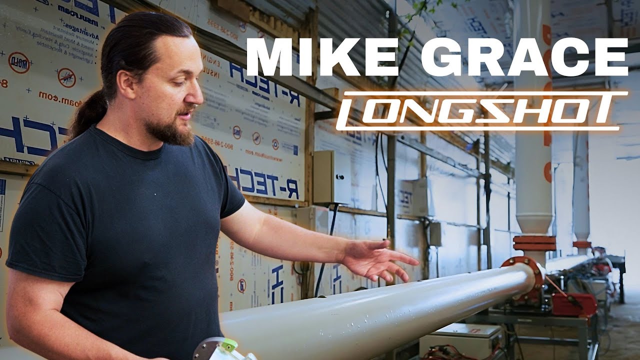#47 - Building a MASSIVE Mach 25 Space Gun in the Desert | Mike Grace, CEO Longshot episode