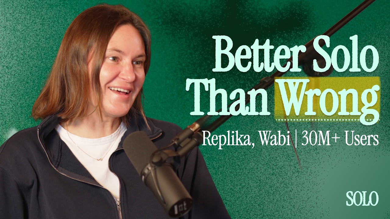 30M Users, No Co-Founder | Eugenia Kuyda (Replika, Wabi) episode