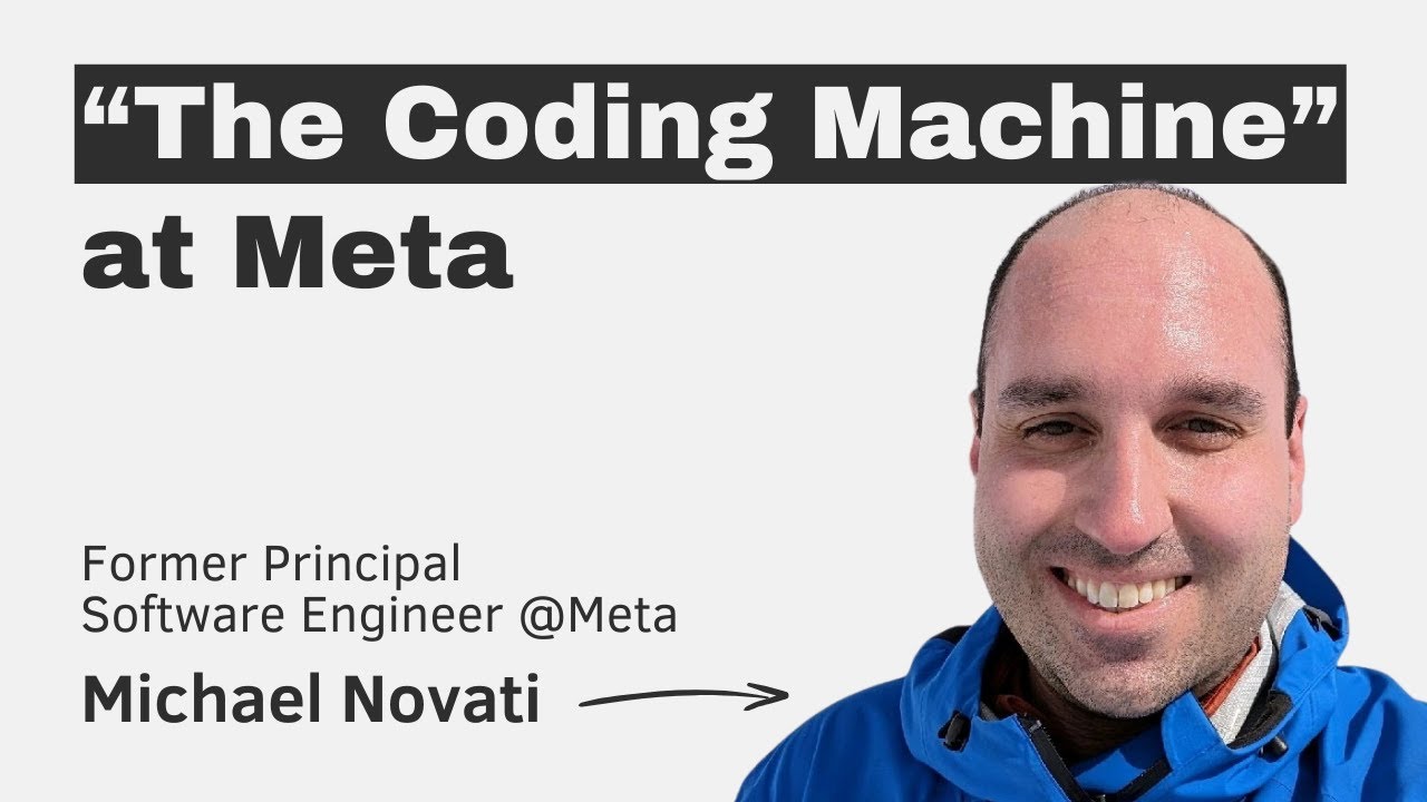 “The Coding Machine” at Meta – with Michael Novati episode