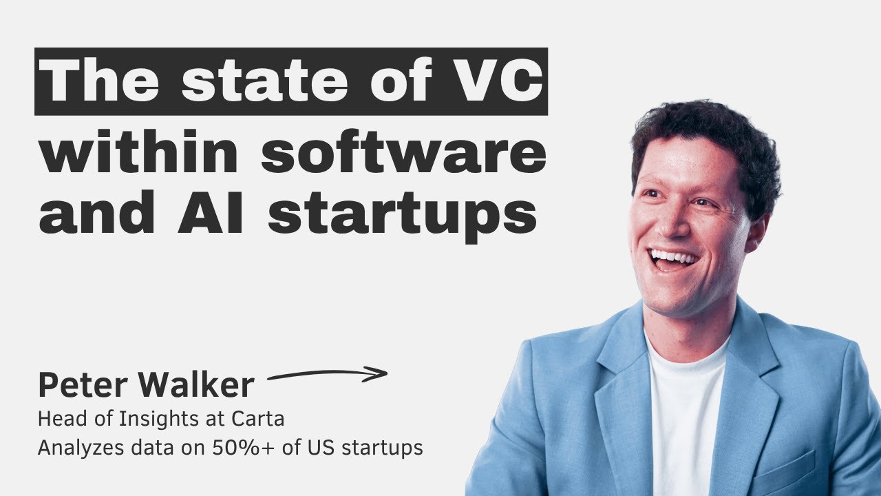 The state of VC within software and AI startups –  with Peter Walker episode