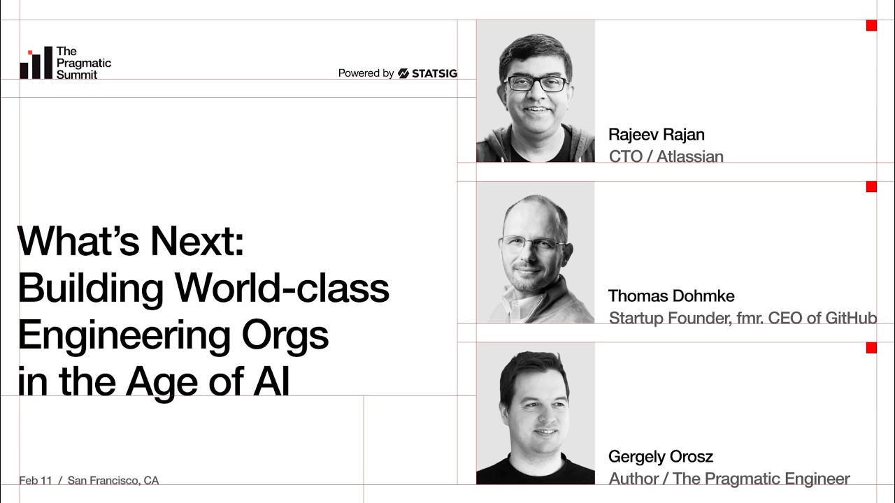 Building world-class engineering teams in the age of AI - The Pragmatic Summit episode