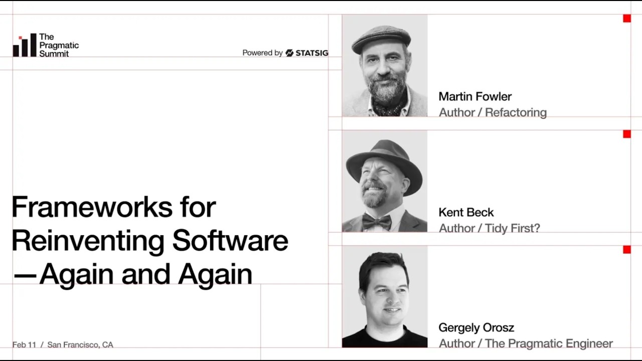 Martin Fowler & Kent Beck: Frameworks for reinventing software, again and again episode