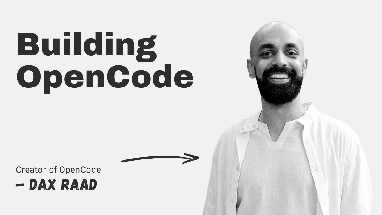 Building OpenCode with Dax Raad episode