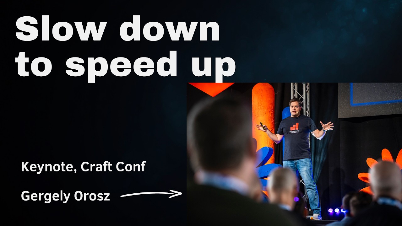 Slow down to speed up: AI and software engineering episode